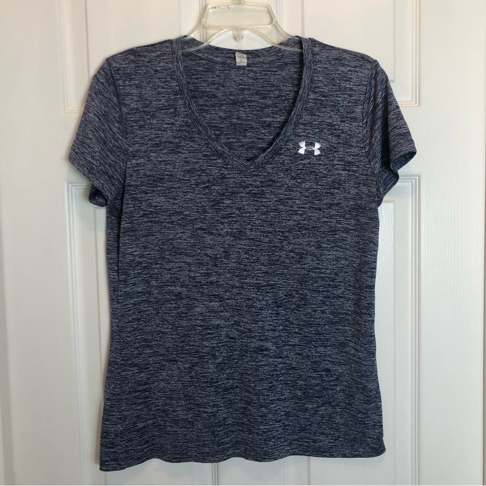 Under Armour Heat Gear Short Sleeve V-Neck Shirt  Size Sm/P